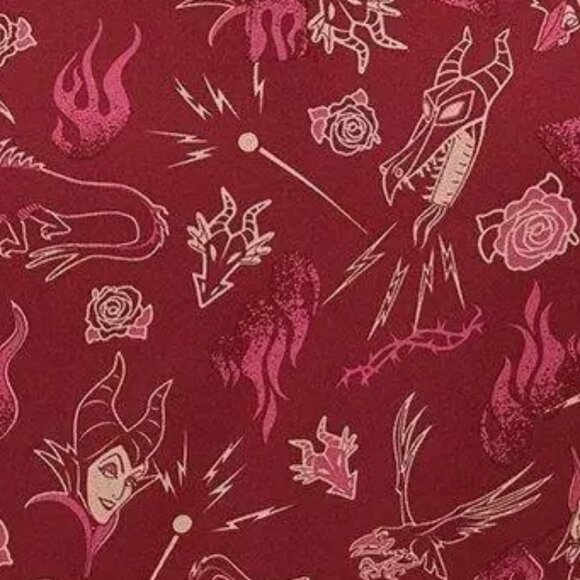 ❤️NWT VINTAGE TORRID DISNEY VILLAINS MALEFICENT GEORGETTE HIGH LOW BLOUSE PLUS - Picture 2 of 11